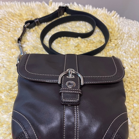 Coach Brown Leather Crossbody Bag - Picture 5 of 16
